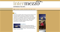 Desktop Screenshot of intermezzo-arts.com
